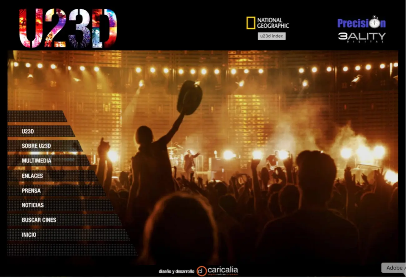 Pantalla del proyecto U2 3D